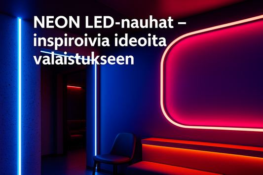 NEON LED-nauhat – inspiroivia ideoita valaistukseen