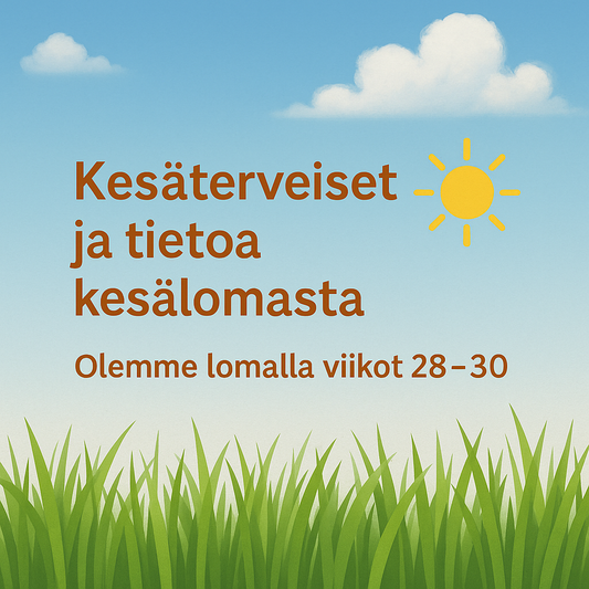 LumiSolutionsin kesäloma 8.–28.7.2025 – huomioi toimituksissa