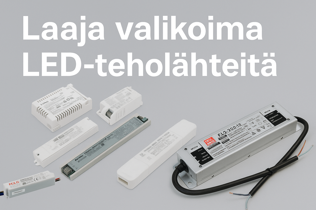 Laaja valikoima LED-teholähteitä – LumiSolutionsin vahvuus