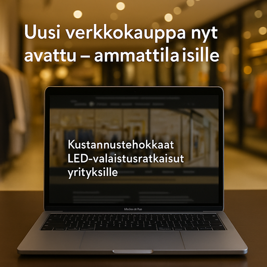 Tervetuloa uuteen LumiSolutions-verkkokauppaan – valaistusratkaisuja ja komponentteja ammattilaisille