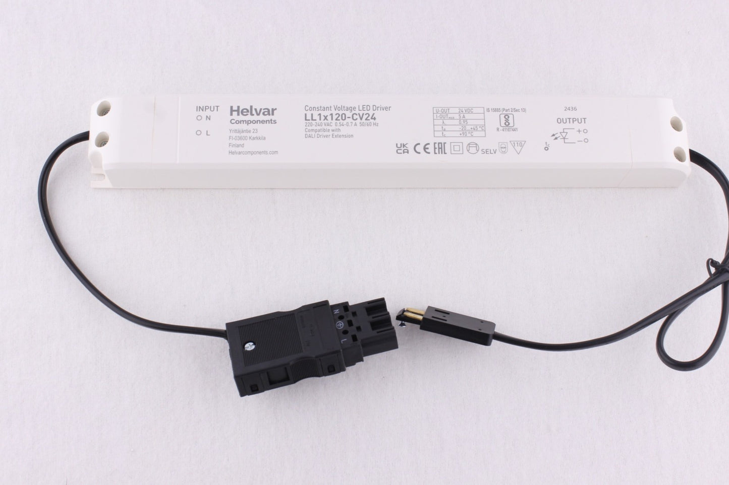 LED-teholähde Lumitrack 120W 24V sisäkäyttöön ammattilaisille