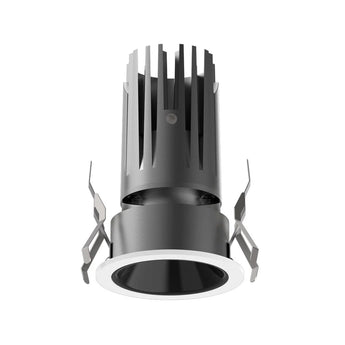 Genie 15W upotettava LED-valaisin – tehokas ja kompakti alasvalo 65 mm upotusreiällä, säädettävällä värilämpötilalla ja CRI90-valonlaadulla.