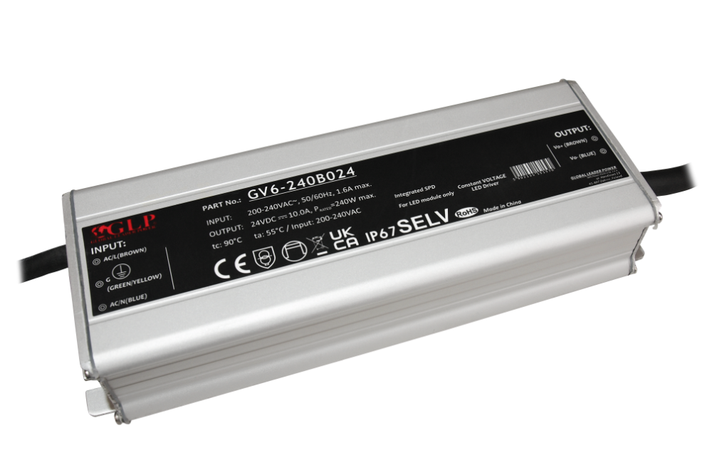 GV6-240B024 – 240 W, 24 V, IP67