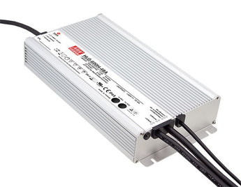 Mean Well HLG-600H-12B LED-virtalähde – 480 W, 12 V, 40 A, IP67 tuotekuva