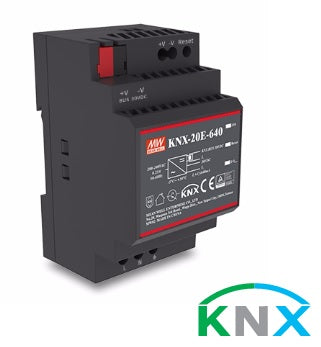 Mean Well KNX-20E-640 KNX-tuote – 19 W, 30 V, 640 mA, IP20, KNX