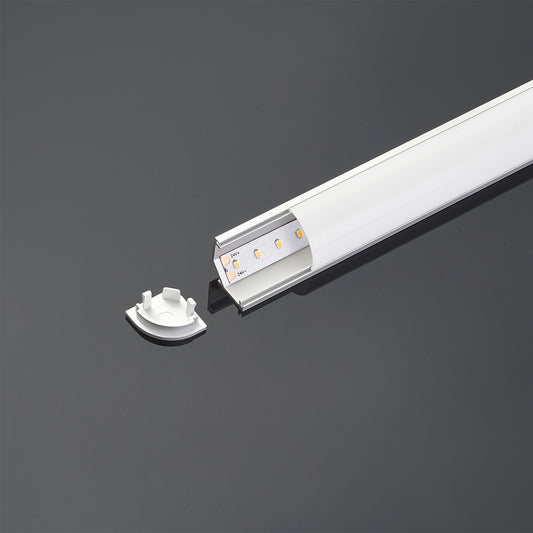 Kulma LED-profiili 1616 – 45° alumiiniprofiili LED-nauhoille (16x16 mm)