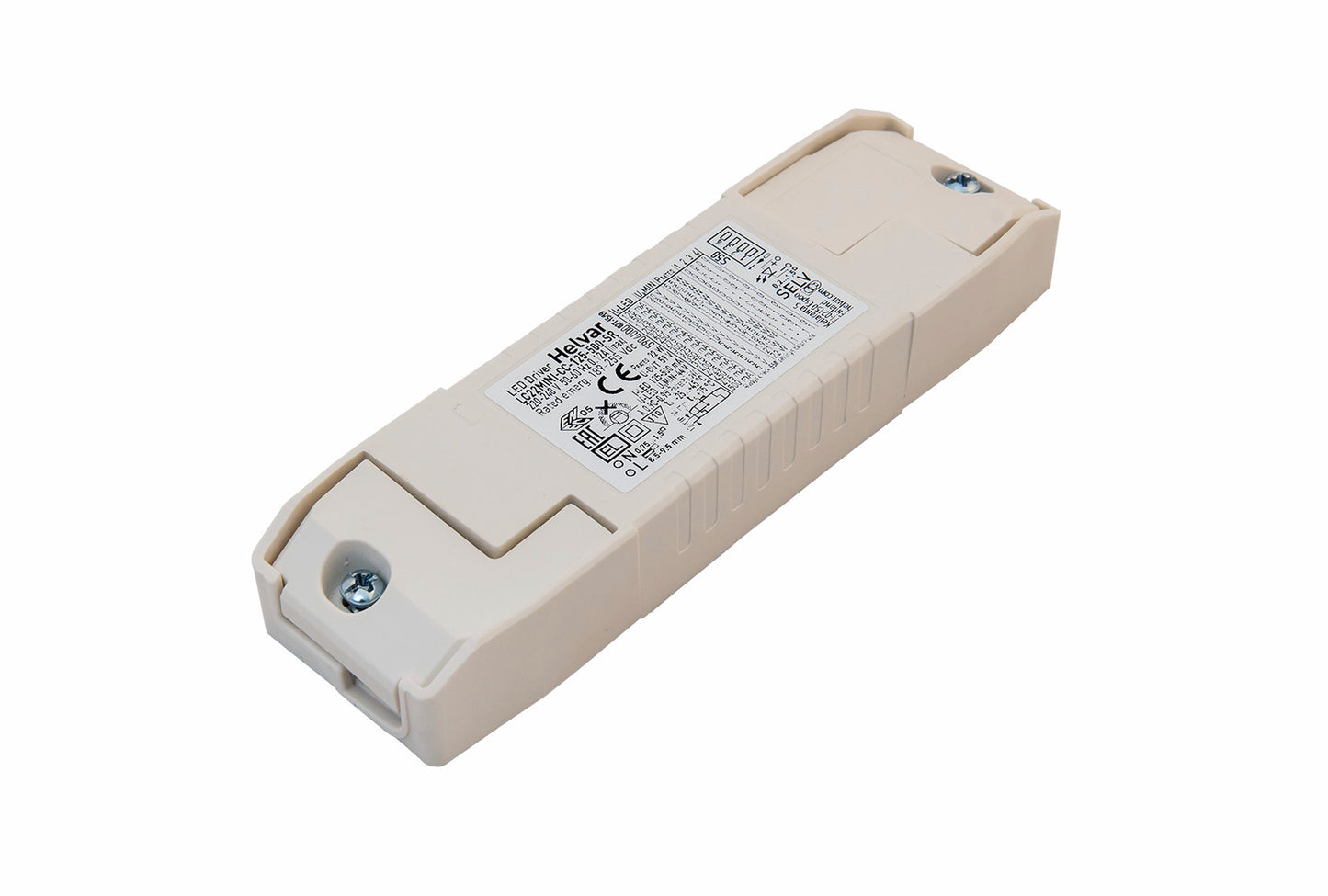 Helvar LC22MINI-CC-125-500-SR – 22W säädettävä vakiojänniteliitäntälaite