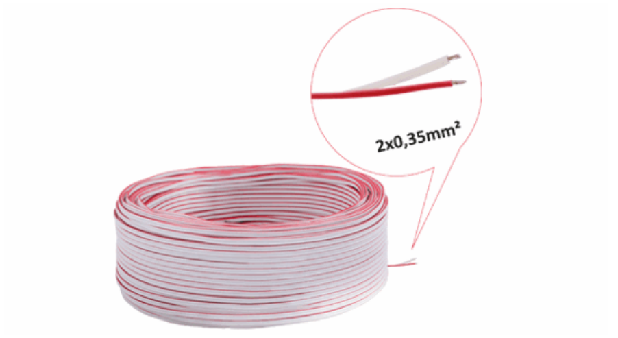 LED-Asennuskaapeli PRZ-MET-2X0,35