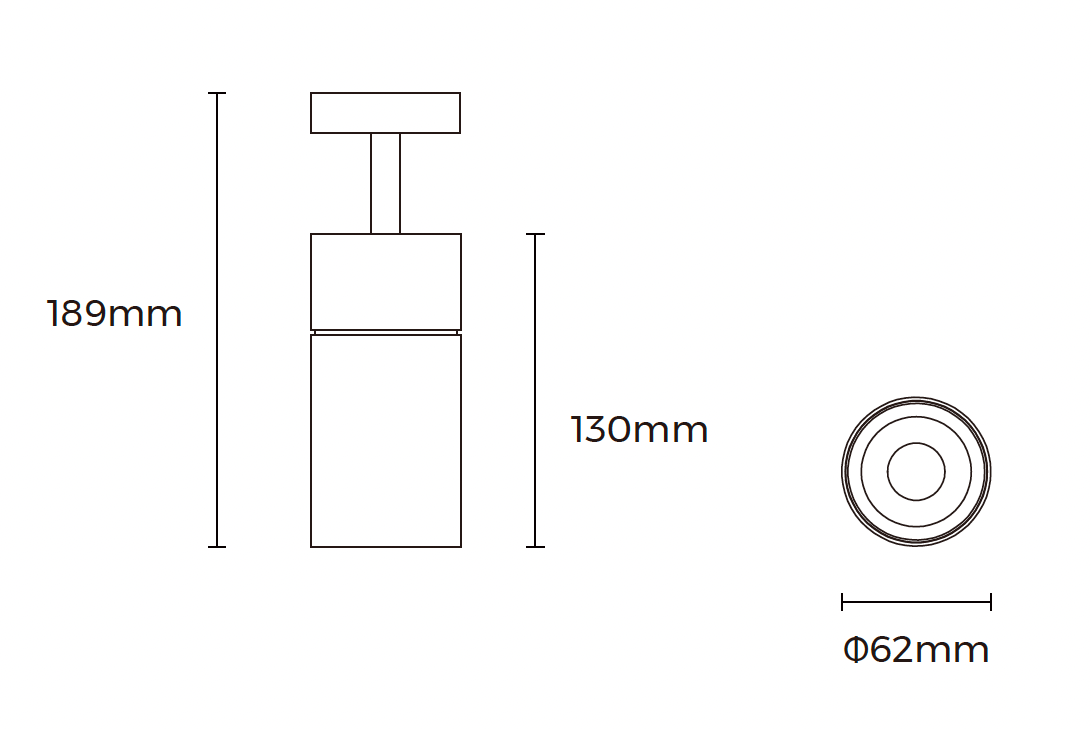 LED-alasvalo LSMS-62 mitat ja tekniset tiedot