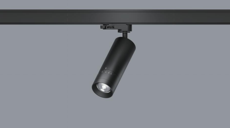 LSSZ-55 zoomattava LED-kiskovalaisin musta 3-vaihe myymälä- ja ravintolakäyttöön