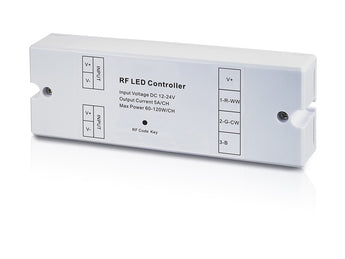 Sunricher SR-1029 – RF LED-dimmer 12-24V, 3-kanava 5A tuotekuva