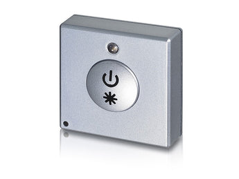Sunricher SR-2807S – RF-painike LED-ohjaukseen, neliö, harmaa (Easy-RF) tuotekuva