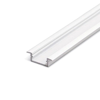 SUORA-UPPO12 LED-profiili, valkoinen uppoasennettava profiili LED-valonauhoille
