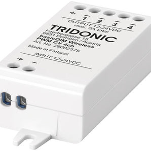 Tridonic basicDIM Wireless PWM CV 4CH – 4-kanavainen PWM LED-ohjain