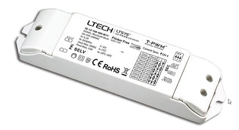 LTECH TY-12-100-400-W1Z vakiovirta LED-driveri – 12 W, 100–400 mA, Tuya/Zigbee