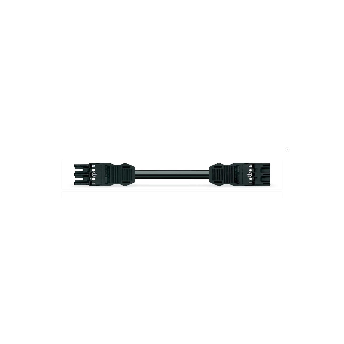 WAGO – Esikokoonpantu liitäntäkaapeli, 3-napainen, 1,5 mm², 2 m
