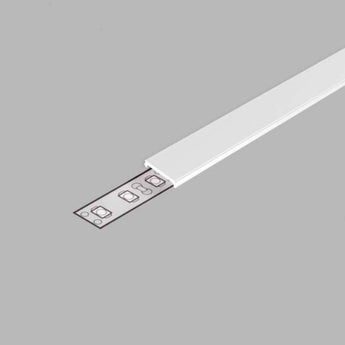 Diffuusori C2, 2m kliksautettava kansi LED-profiilidiffuusori 2m.