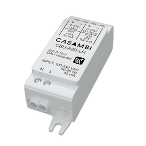 CBU-A2D-LR DALI-ohjain, Bluetooth-yhteensopiva 0–10 V / DALI-ohjain, pitkäkantoinen kontrolloi LED-virtalähteitä.