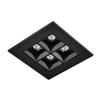 DAISY LED-alasvalo kotimainen LED-alasvalo ammattilaiskäyttöön mustassa värioptiolla.