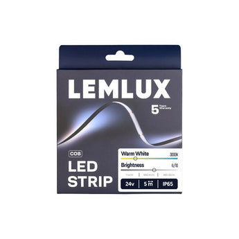 LEMLUX COB RGB digitaalinen LED-nauha 10 W/m 24 V IP67 – 5 m – LEMLUX LED-nauha