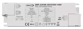 Sunricher SRP-2305N-45 – DALI2 LED-driver vakiovirta 45W, 500-1400mA, Push-DIM, NFC tuotekuva