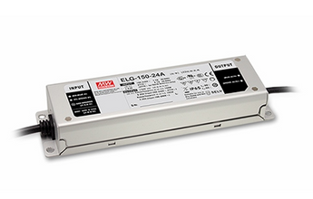Mean Well ELG-150-24A-3Y 24V LED-virtalähde IP67 ammattikäyttöön.