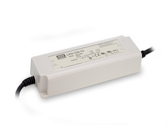 Mean Well LPV-150-12 IP67 LED-virtalähde 12V, luotettava 120W ratkaisu monipuoliseen valaistukseen.