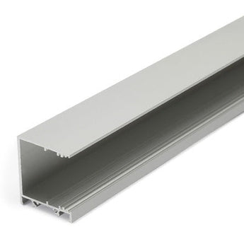MONI30-03 ISO LED-profiili, pinta-asennettava sivulle valaiseva, 2000mm, alumiininen rakenne
