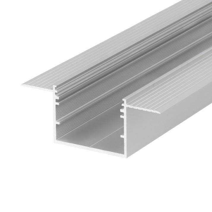 MONI30-05 ISO LED-profiili, uppoasennettava syvä malli, kehyksetön TRIMLESS, 2000mm