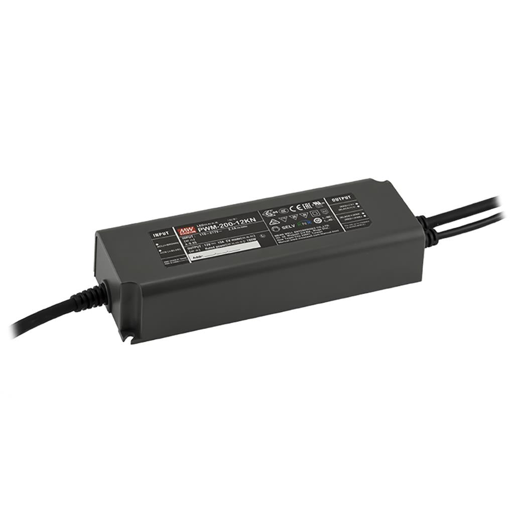MEAN WELL PWM-200-24KN 200W vakiojännitteinen LED-ohjain KNX-liitännällä