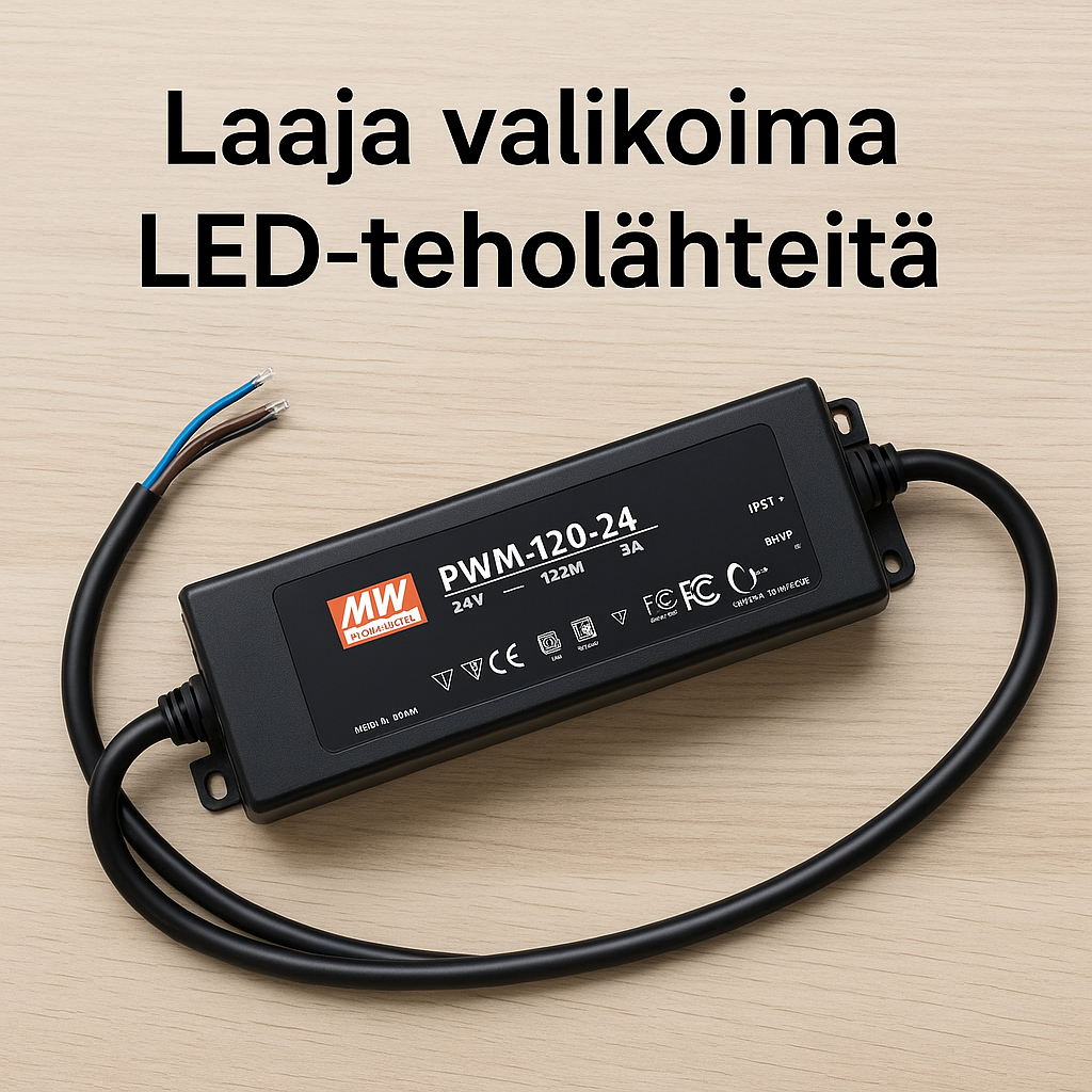 Laaja valikoima LED-teholähteitä – LumiSolutionsin vahvuus