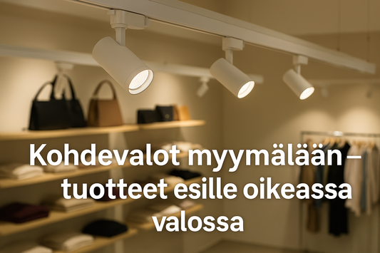 myymälävalaistus
