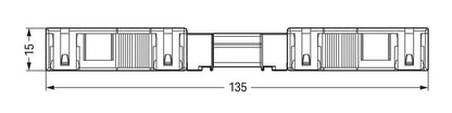 WAGO 770-113 – Uros-Pistokeliitin, 3-napainen, suora, koodaus A
