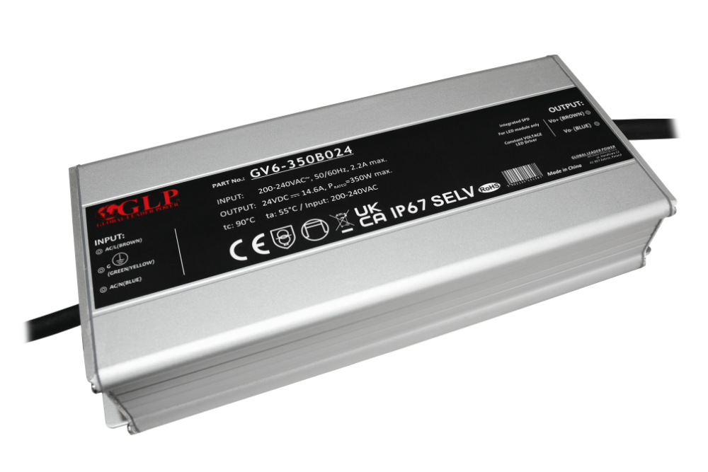 GV6-350B024 – 350 W, 24 V, IP67
