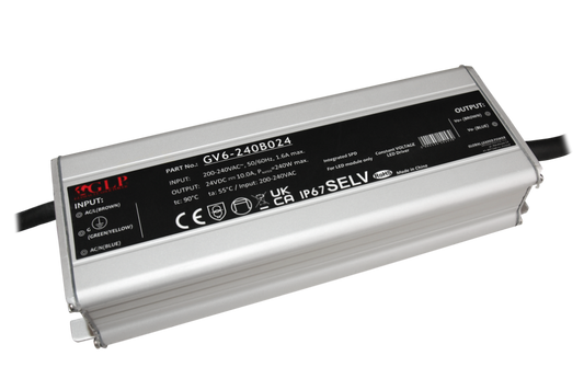 GV6-240B024 – 240 W, 24 V, IP67