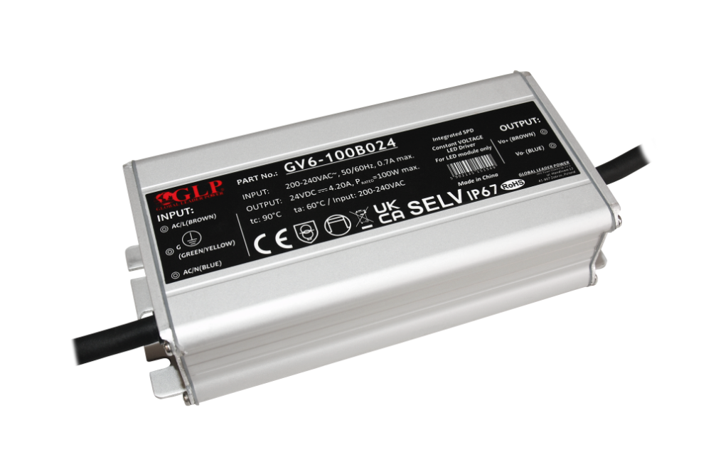 GV6-100B012 – 100 W, 12 V, IP67