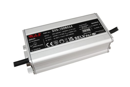GV6-100B024 – 100 W, 24 V, IP67