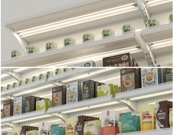 Alfaline LED-kalustevalaisin – 24V ketjutettava hyllyvalo, CRI90, Ohut rakenne