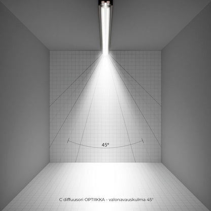 C-diffuusori-optiikka-valoavauskulma-45astetta