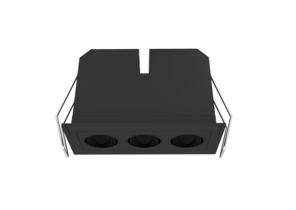 Magicube GLE-ME35G03 LED-alasvalo, Musta, 4000K, 8W