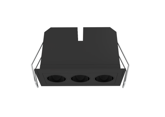 Magicube GLE-ME35G03 LED-alasvalo, Musta, 4000K, 8W