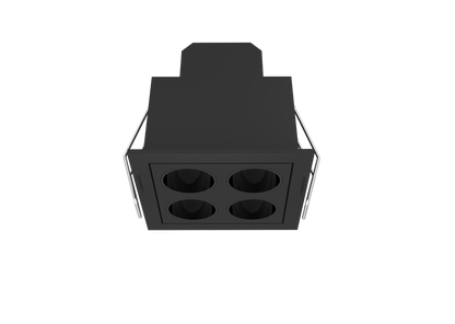 Magicube GLE-ME35G04 LED-alasvalo, Musta, 4000K, 10W