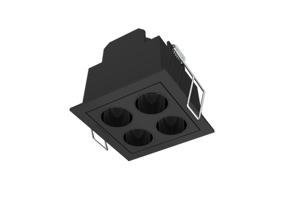 Magicube GLE-ME35G04 LED-alasvalo, Musta, 4000K, 10W