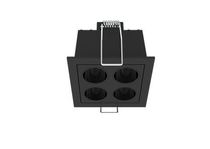 Magicube GLE-ME35G04 LED-alasvalo, Musta, 4000K, 10W