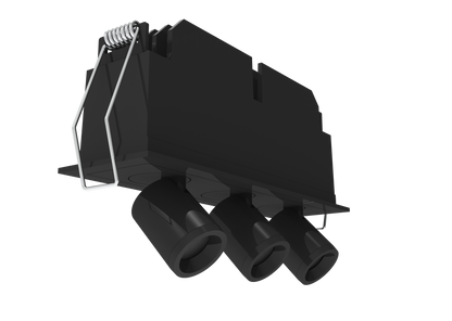 Magicube GLE-ME35S03 LED-alasvalo, Musta, 4000K, 8W