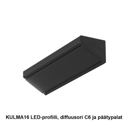 KULMA16-LED-profiili-musta-päätypaloilla-ja-mustalla-diffuusorilla