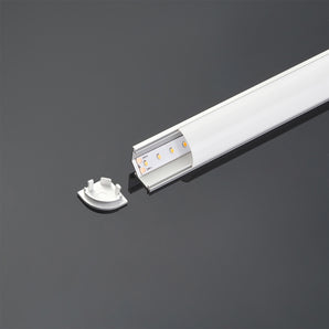 LED-profiili 1616 kulma-asennukseen 45° 2m
