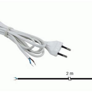 LED-asennuskaapeli-mini-liitin-PRZ-2M-2X0,75-Valkoinen