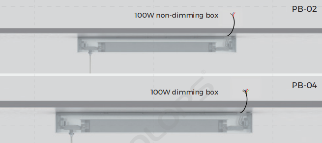 LS25 – Slim, lineaarinen LED-riippuvalaisin peitelevyllä, 24V, Musta, downlight/alasvalo