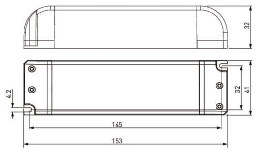 Helvar LL1x30-CV12 teholähde mitat ja tekniset tiedot
